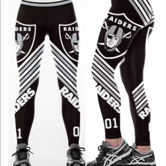 COPY - Las Vegas Raiders Large Shield Logo Women’s Leggings - Picture 1 of 4